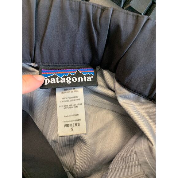 Patagonia Women's Straight Leg Snow Pants High-Rise Flat Front Blue Size 8 - Picture 3 of 4